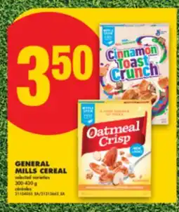 No Frills GENERAL MILLS CEREAL offer