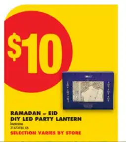 No Frills RAMADAN OR EID DIY LED PARTY LANTERN offer