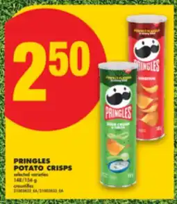 No Frills PRINGLES POTATO CRISPS, 148/156 G offer
