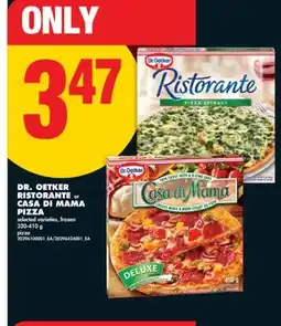 No Frills DR. OETKER RISTORANTE OR CASA DI MAMA PIZZA offer