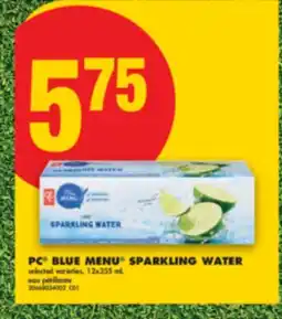 No Frills PC BLUE MENU SPARKLING WATER offer