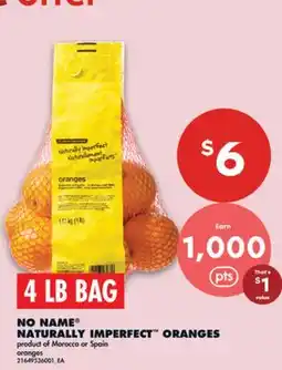 No Frills NO NAME NATURALLY IMPERFECT ORANGES, 4 LB BAG offer
