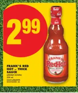 No Frills FRANK'S RED HOT OR THICK SAUCE offer