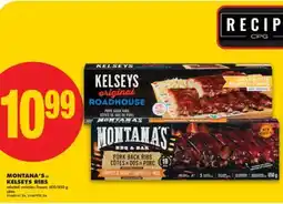 No Frills MONTANA'S OR KELSEYS RIBS, 600/650 G offer