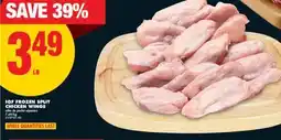 No Frills IQF FROZEN SPLIT CHICKEN WINGS offer