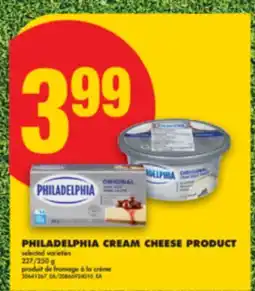 No Frills PHILADELPHIA CREAM CHEESE PRODUCT, 227/250 G offer