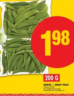 No Frills SNOW OR SNAP PEAS offer