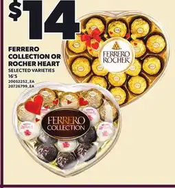 Loblaws FERRERO COLLECTION OR ROCHER HEART, 16'S offer