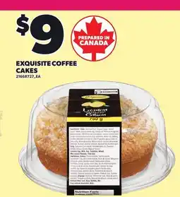Loblaws EXQUISITE COFFEE CAKES offer