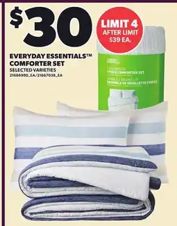 Loblaws EVERYDAY ESSENTIALS COMFORTER SET offer