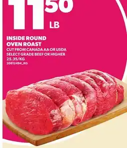 Loblaws INSIDE ROUND OVEN ROAST offer