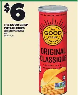 Loblaws THE GOOD CRISP POTATO CHIPS offer
