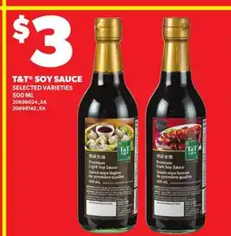 Loblaws T&T SOY SAUCE offer