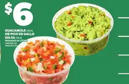 Loblaws GUACAMOLE, 270 G OR OR PICO DE GALLO SALSA, 170 G offer