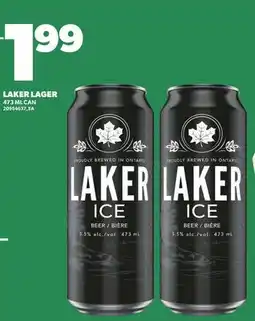Loblaws LAKER LAGER, 473 ML CAN offer
