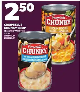Loblaws CAMPBELL'S CHUNKY SOUP offer