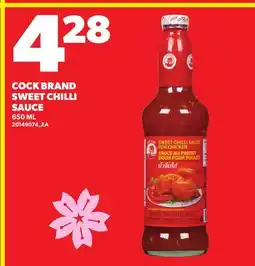 Loblaws COCK BRAND SWEET CHILLI SAUCE offer