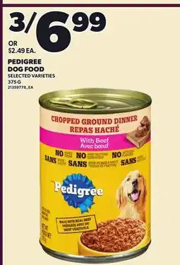 Loblaws PEDIGREE DOG FOOD offer