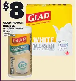 Loblaws GLAD INDOOR BUNDLE, 12-48'S offer