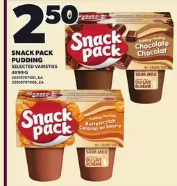 Loblaws SNACK PACK PUDDING offer