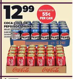 Loblaws COCA-COLA OR PEPSI SOFT DRINKS offer