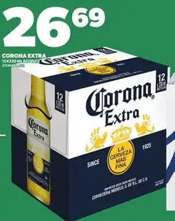 Loblaws CORONA EXTRA, 12X330 ML BOTTLES offer