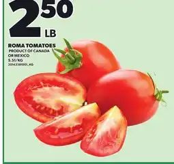 Loblaws ROMA TOMATOES offer