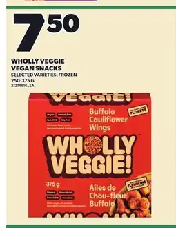 Loblaws WHOLLY VEGGIE VEGAN SNACKS offer