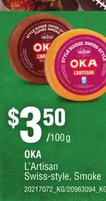 Loblaws OKA L'ARTISAN SWISS-STYLE, SMOKE offer