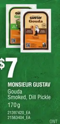 Loblaws MONSIEUR GUSTAV GOUDA SMOKED, DILL PICKLE offer