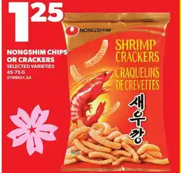 Loblaws NONGSHIM CHIPS OR CRACKERS offer