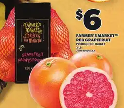 Loblaws FARMER'S MARKET RED GRAPEFRUIT, 3 LB offer