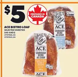 Loblaws ACE BISTRO LOAF offer