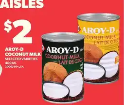 Loblaws AROY-D COCONUT MILK offer