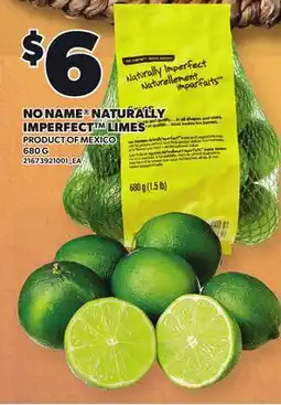 Loblaws NO NAME NATURALLY IMPERFECT LIMES offer