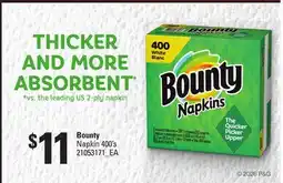 Loblaws BOUNTY NAPKIN 400'S offer