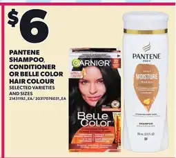 Loblaws PANTENE SHAMPOO, CONDITIONER OR BELLE COLOR HAIR COLOUR offer