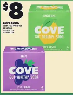 Loblaws COVE SODA offer