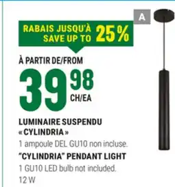 BMR LUMINAIRE SUSPENDU  CYLINDRIA  offer