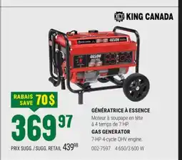 BMR GÉNÉRATRICE À ESSENCE offer