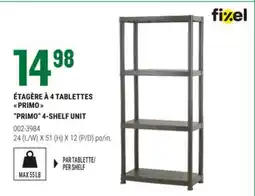 BMR ÉTAGÈRE À 4 TABLETTES  PRIMO  offer