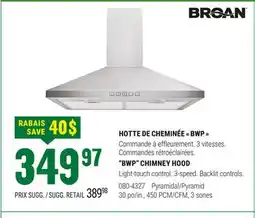 BMR HOTTE DE CHEMINÉE  BWP  offer