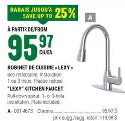 BMR ROBINET DE CUISINE  LEXY  offer