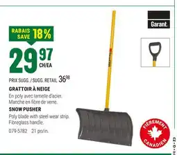 BMR GRATTOIR À NEIGE offer