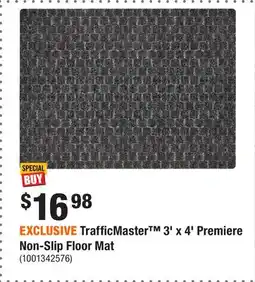 Home Depot EXCLUSIVE TrafficMaster 3' x 4' Premiere Non-Slip Floor Mat offer
