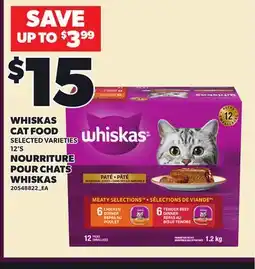 Independent Grocer WHISKAS CAT FOOD, 12'S offer