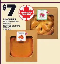 Independent Grocer 8 INCH PIES offer