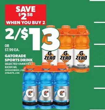 Independent Grocer GATORADE SPORTS DRINK offer
