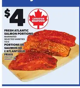 Independent Grocer FRESH ATLANTIC SALMON PORTIONS offer