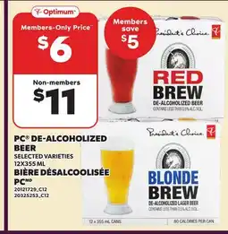 Independent Grocer PC DE-ALCOHOLIZED BEER offer